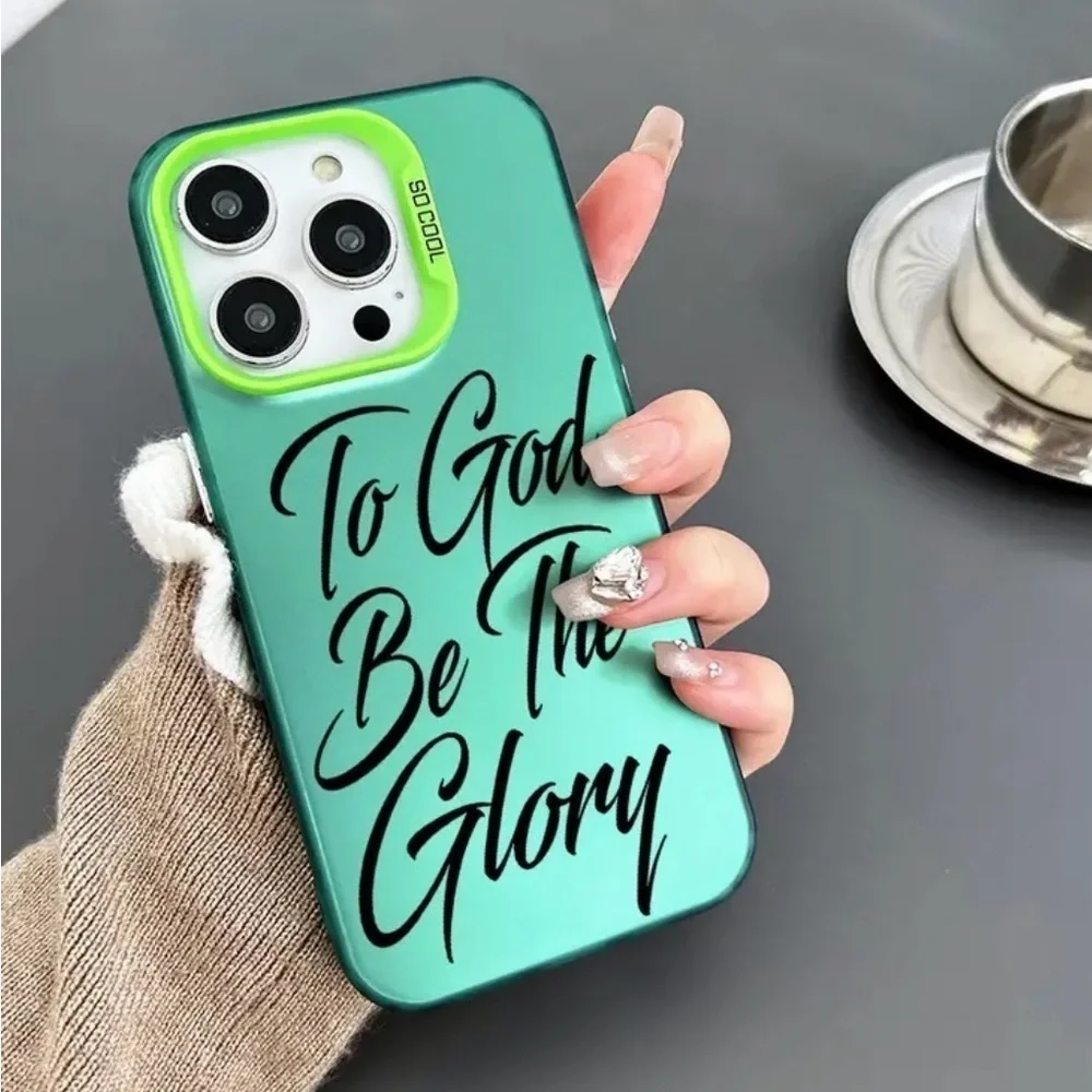 IPhone 14 Max Pro To God Be The Glory Cell Phone Case NWT